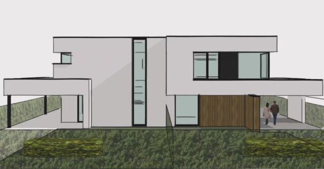 2 modern houses for Mosa Group